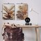 Stupell Industries Brown Tropical Palm Plants 2pc Canvas Wall Art Set Design by Jacob Q